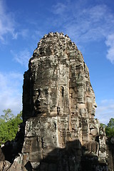 Image showing Faces at Bayon temple