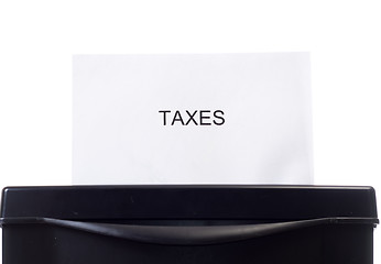 Image showing Eliminating Taxes