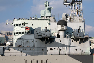 Image showing Warship bridge