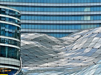Image showing Glass building in Warsaw