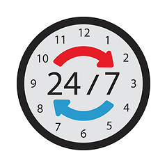 Image showing 24 Hour Icon
