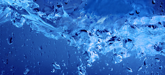 Image showing Clean blue water 