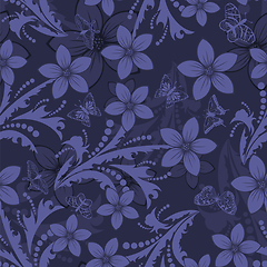 Image showing Seamless Floral Pattern