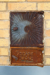 Image showing stove door