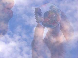 Image showing world in your hand