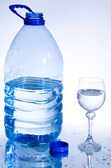 Image showing bottle of a clean spring water