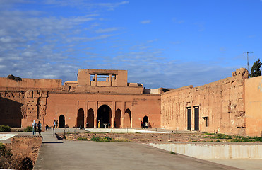 Image showing Palais el-Badi in Marrakech