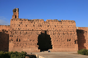 Image showing Palais el-Badi in Marrakech, Morocco