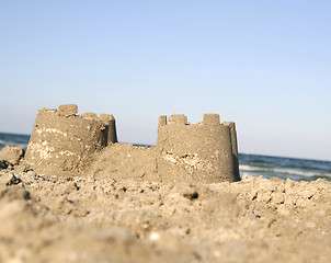 Image showing Sand castle