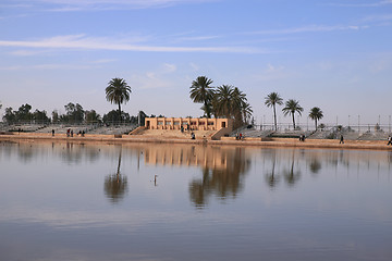 Image showing Menara Garden in Marrakech, Morocco