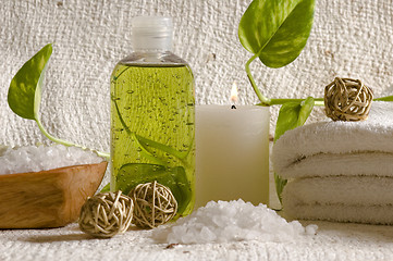 Image showing aroma therapy items