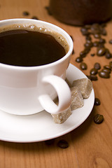 Image showing coffee, sugar and beans