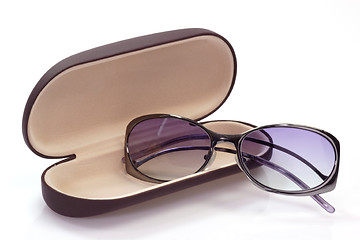 Image showing Sunglasses in spectacle case