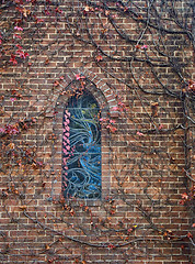 Image showing old church window