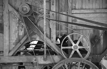 Image showing old farm machinery