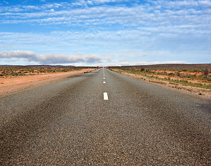 Image showing long road ahead