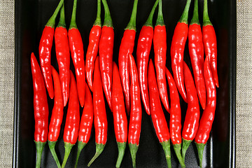 Image showing Red chilli peppers.