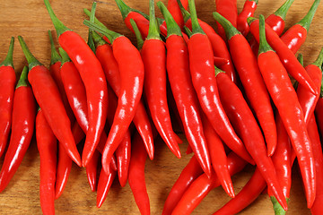 Image showing Red chilli peppers.