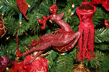 Image showing Christmas reindeer decoration