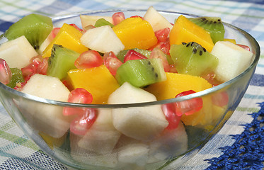 Image showing Fruit salad bowl