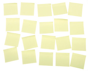 Image showing post it notes