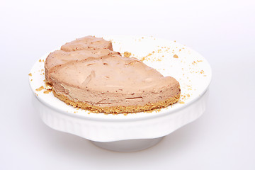 Image showing chocolate cheesecake