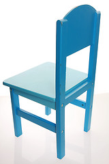 Image showing blue chair