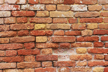 Image showing yellow brick wall