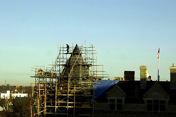 Image showing Early Morning Worker