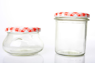Image showing Empty jars