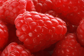 Image showing ripe raspberries