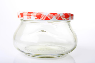 Image showing clear empty jar