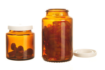 Image showing pill bottles