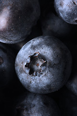 Image showing macro blueberry background