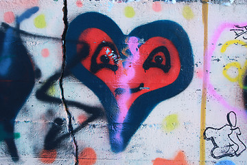 Image showing grafitti heart