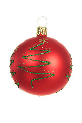 Image showing red christmas ornament