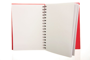 Image showing open notebook