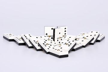 Image showing domino effect
