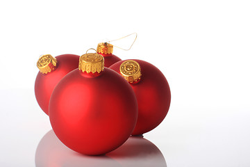 Image showing decorative christmas balls