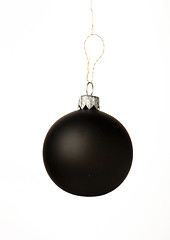 Image showing black christmas ball