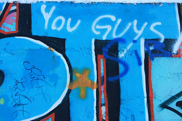 Image showing grafitti wall