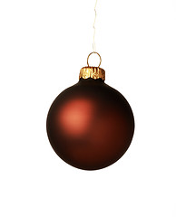 Image showing brown christmas ball