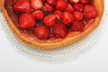 Image showing strawberry cake