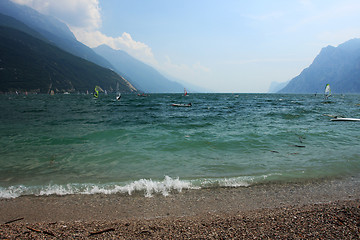 Image showing beach and water