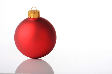 Image showing single xmas ball