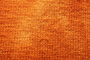 Image showing orange wool