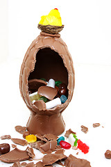 Image showing chocolate easter egg