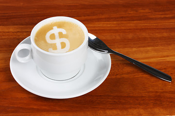 Image showing dollar coffee