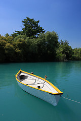 Image showing white boat