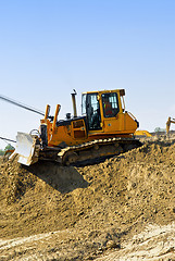 Image showing Construction site machines